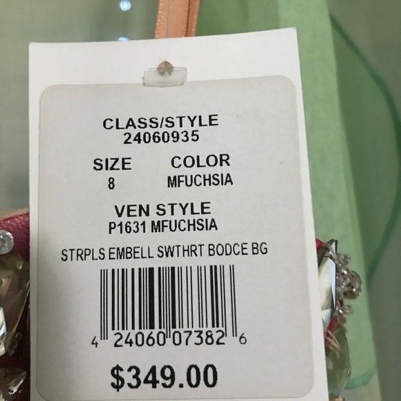 Glamour by Terani Couture Pink Prom Dress - Picture 7 of 8